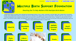 Desktop Screenshot of multiplebirthsupportfoundation.org